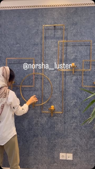 وارمر شمع دیواری معرق فلزی